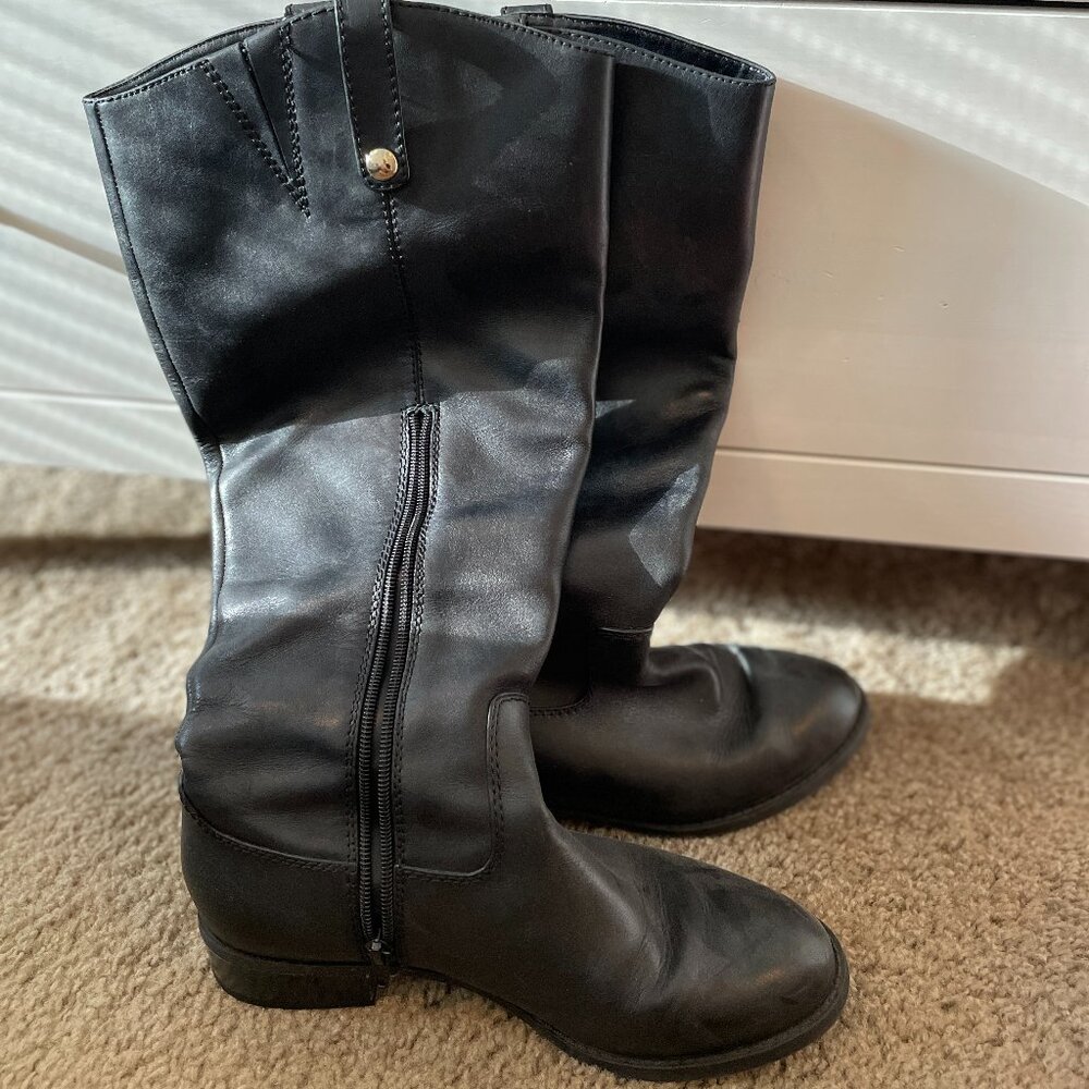 Black Leather Boots